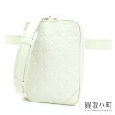 【最大1万円OFFクーポン! 5/5～】【美品】ルイヴィトン【LOUIS VUITTON】M53297 ユティリティ サイドバッグ ホワイト トリヨン モノグラム スリング バムバッグ ボディ ショルダー 斜め掛け メンズ ユーティリティ LV Utility Side 【中古】