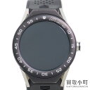 【最大3万円OFFクーポン 5/1～】タグホイヤー 【TAGHeuer】コネクテッド モジュラー 45mm ブラックマットセラミック製ベゼル ラバーベルト デジタル スマートウォッチ 男女兼用腕時計 SBF8A8001.11FT6076 CONNECTED MODULAR SMART 【中古】