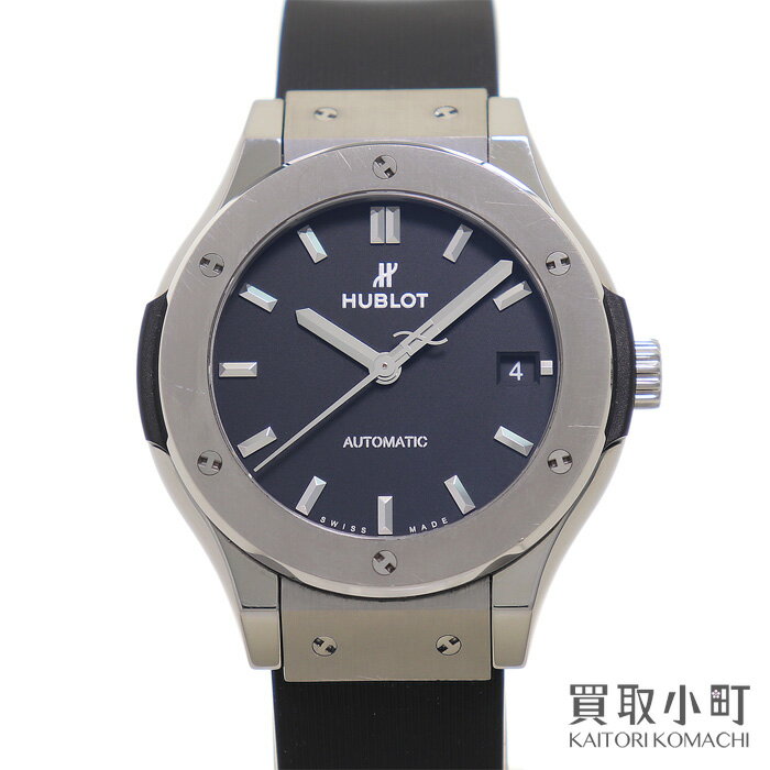 ウブロ【HUBLOT】クラシック フュージョン チタニウム 38mm ミディアムウォッチ オートマティック 男女兼用腕時計 565.NX.1171.RX CLASSIC FUSION TITANIUM WATCH【ABランク】【中古】のサムネイル
