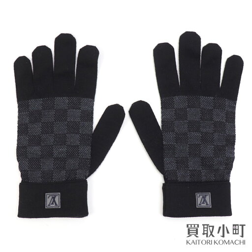 【未使用品】ルイヴィトン【LOUIS VUITTON】M70006 ゴン プティ ダミエ ウール グローブ グラファイト ブラック メンズ 手袋 PETIT DAMIER GLOVES【Sランク】【新品同様】 【未使用品】ルイヴィトン【LOUIS VUITTON】M70006 ゴン プティ ダミエ ウール グローブ グラファイト ブラック メンズ 手袋 PETIT DAMIER GLOVES【Sランク】【新品同様】