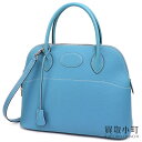 エルメス  ボリード31 ブルージーン トリヨンクレマンス シルバー金具 2WAYショルダーバッグ ハンドバッグ 029812CK SAC BOLIDE 31 BLUE JEAN TAURILLON CLEMENCE