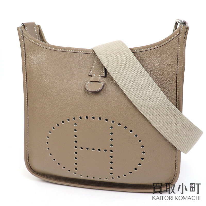 エルメス【HERMES】エヴリン2PM エトゥープ トリヨンクレマンス シルバー金具 ショルダーバッグ エブリンドゥPM エヴリンII ミディアム 斜め掛け 043773CK EVELYNE II 29 MEDIUM【ABランク】【中古】