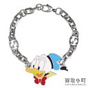 【最大3万円OFFクーポン!5/1〜】【美品】グッチ × ディズニー【 GUCCI × DISNEY 】ドナルドダック ブレスレット エイジングフィニッシュ ス...