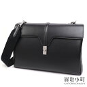 【最大1万円OFFクーポン! 4/24～】【未使用品】セリーヌ【CELINE】「24H」 16バッグ セーズ スムースカーフスキン ブラック ブリーフケース ビジネスバッグ 書類鞄 メンズ 195533CR4.38SI 24H 16 BRIEFCASE【Sランク】【新品同様】【中古】