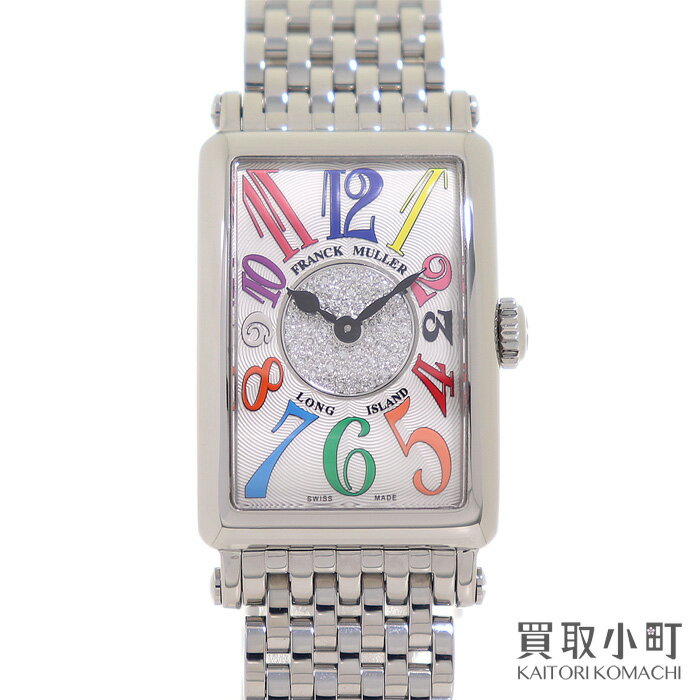 【最大3万円OFFクーポン! 5/15～】【美品】フランクミュラー【FRANCK MULLER】ロングアイランド カラードリーム シングルパスティーユ マルチカラー ダイヤモンド クォーツ レディースウォッチ SSブレス 女性用腕時計 902QZCOLDRMC【中古】