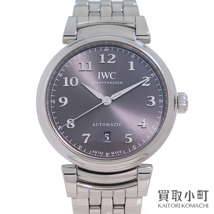 【最大1万円OFFクーポン! 5/20～】【美品】IWC シャフハウゼン ダヴィンチ オートマティック グレー SSブレス メンズウォッチ 自動巻き 男性用腕時計 IW356602 DA-VINCI AUTOMATIC WATCH【Aランク】【中古】【中古】