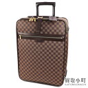 【美品】ルイヴィトン【LOUIS VUITTON】N23294 ペガス55 ダミエ キャリーケース トローリー スーツケース キャスター付き旅行鞄 トラベル コロコロカート LV PEGASE 55 TRAVEL ROLLING LUGGAGES DAMIER【Aランク】【中古】