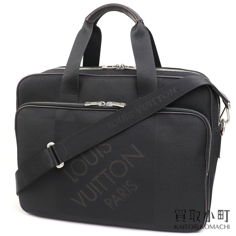 【最大3万円OFFクーポン! 5/15～】ルイヴィトン 【LOUIS VUITTON】N58034 アソシエGM ダミエジェアン ノワール ブリーフケース 2WAYショルダー 書類鞄 ビジネスバッグ メンズ LV ASSOCIE GM DAMIER GEANT NOIR【Bランク】【中古】【中古】