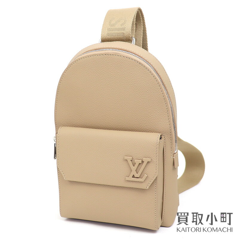 【未使用品】ルイヴィトン【LOUIS VUITTON】M23765 パイロット スリングバッグ LV アエログラム ブラウン クロスボディ ショルダーバッグ メンズ レザー LV PILOT SLINGBAG【Sランク】【新品同様】