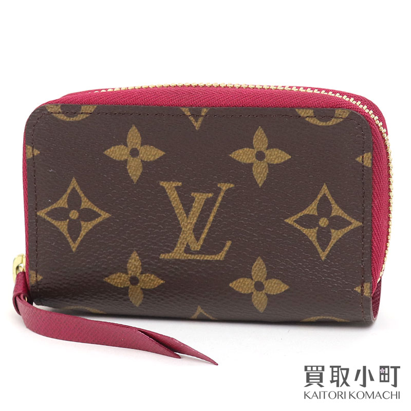 【最大1万円OFFクーポン! 5/20～】【美品】ルイヴィトン【LOUIS VUITTON】M61299 ミュルティカルト モノグラム フューシャ ラウンドファスナーカードケース 財布 カードホルダー 名刺入れ ジッピー LV ZIPPY MULTICARTES MONOGRAM 【中古】