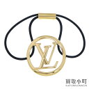 【未使用品】ルイヴィトン【LOUIS VUITTON】M00760 エラスティック ルイーズ ヘアゴム LV サークル イニシャル ヘアアクセサリー 髪留め LOUISE ELASTIQUE【Sランク】【新品同様】