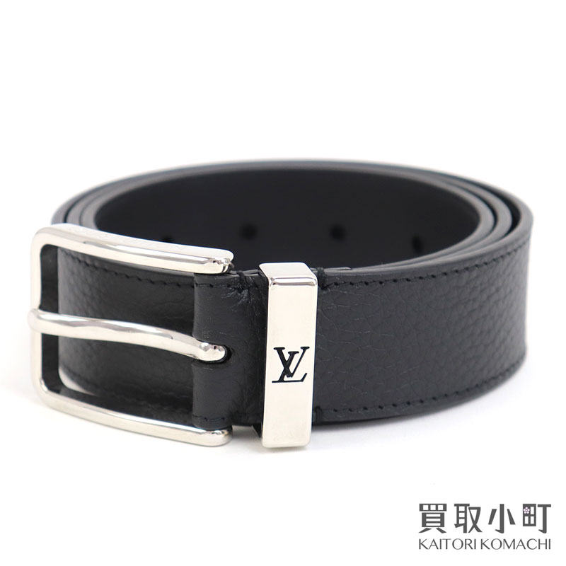 【未使用品】ルイヴィトン【LOUIS VUITTON】M6065U ベルト ポンヌフ 35MM ノワール トリヨンレザー LVロゴ メンズ サンチュール バンド ブラック 90cm SAINT CHEOL PONT NEUF【Sランク】【新品同様】