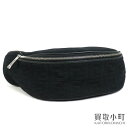 【美品】フェンディ【FENDI】FFロゴ ベルトバッグ ファブリック ブラック ウエストポーチ クロスボディ ショルダーバッグ 斜め掛け 7VA548 AGQX...