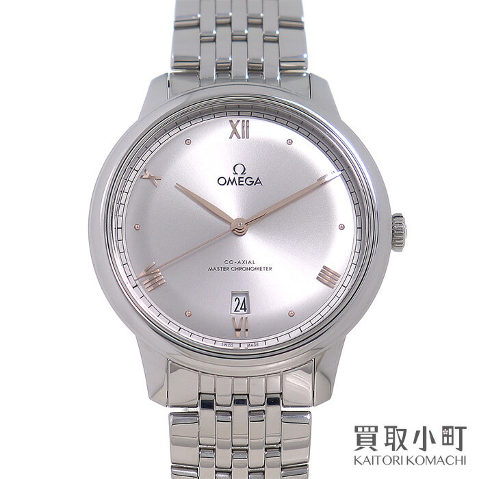 【最大3万円OFFクーポン! 5/15～】【美品】オメガ 【OMEGA】 434.10.40.20.06.001 デヴィル プレステージ コーアクシャル マスタークロノメーター 40MM メンズウォッチ SSブレス オートマティック デビル 男性用腕時計 自動巻き D【中古】