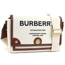 【最大3万円OFFクーポン! 5/1～】【新品同様】バーバリー【BURBERRY】ホースフェリー キャンバス メッセンジャーバッグ ロゴプリント クロスボディ ショルダー 斜め掛け 8030249 HORSEFERRY SHOULDER BAG【SAランク】【美品】【中古【中古】