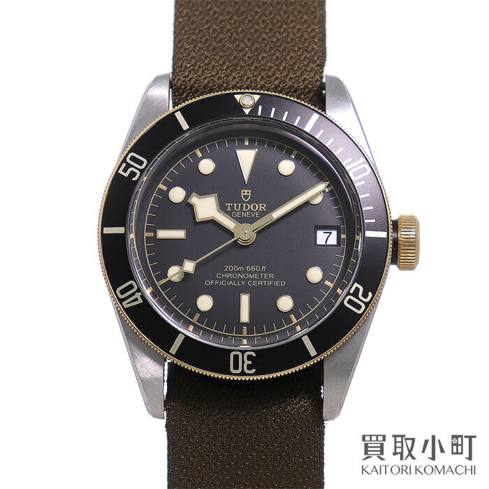 【最大1万円OFFクーポン! 5/20～】【美品】チューダー 【TUDOR】 M79733N-0005 ブラックベイ S&G 41MM ステンレススチール ファブリックストラップ ブラック オートマティック メンズウォッチ ヘリテージ チュードル 自動巻き 男性【中古】