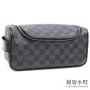 【最大3万円OFFクーポン!5/1〜】【美品】ルイヴィトン 【LOUIS VUITTON】 N47625 トワレポーチ ダミエグラフィット メンズ セカンドバッ...