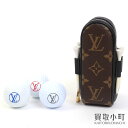 【最大1万百円OFFクーポン! 5/10〜】【美品】ルイヴィトン【LOUIS VUITTON】GI0826 ゴルフセット アンドルーズ モノグラム マカサー ゴ...