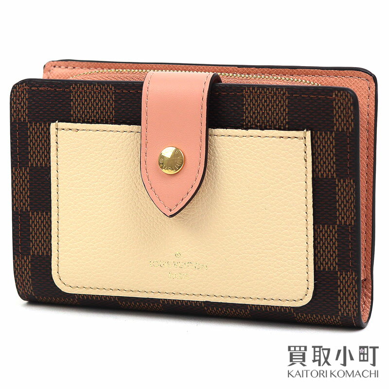 【最大3万円OFFクーポン! 5/15～】【未使用品】ルイヴィトン 【LOUIS VUITTON】 N60380 ポルトフォイユ ジュリエット ダミエエベヌ クレーム コンパクトウォレット 二つ折り財布 サイフ LVサークル JULIETTE WALLET 【Sランク】【 【中古】