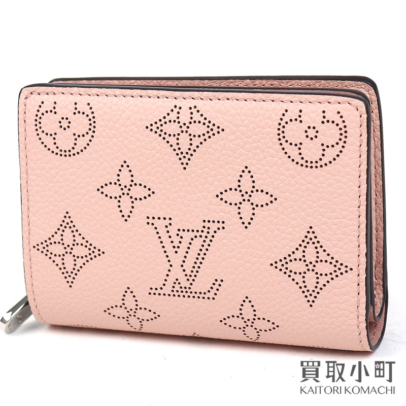 【新品同様】ルイヴィトン【LOUIS VUITTON】M80629 ポルトフォイユクレア マグノリア マヒナレザー ミニウォレット 二つ折り財布 サイフ LV CLEA WALLET MAHINA【Sランク】【美品】【中古】