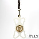 【最大1万円OFFクーポン! 4/24～】【美品】ルイヴィトン【LOUIS VUITTON】M68962 フォンホルダー ルイーズ ホワイト LVサークル モノグラム ネックストラップ付き スマートフォンホルダー LOUISE PHONE HOLDER【Aランク】【中古】【中古】