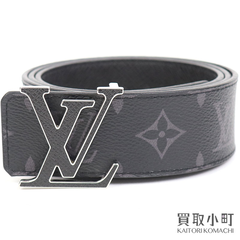 【美品】 ルイヴィトン【LOUIS VUITTON】M0157V ベルト LV イニシャル 40MM リバーシブル タイガラマ モノグラムエクリプス タイガレザー メンズ サンチュール バンド 85cm SAINT CHEOL MONOGRAM ECLIPSE BELT【Aランク】【中古】