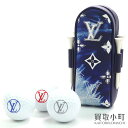 【最大1万百円OFFクーポン! 5/10〜】【未使用品】ルイヴィトン【LOUIS VUITTON】GI0768 ゴルフセット アンドルーズ モノグラム ブルー ...