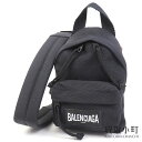 【美品】バレンシアガ【BALENCIAGA】エクスプローラー ミニクロスボディ バッグ ブラック スリング ショルダーバッグ バックパック ポシェット 斜め掛け...