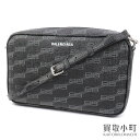 【美品】バレンシアガ【BALENCIAGA】BBモノグラム シグネチャー カメラバッグ ミディアム メッセンジャーバッグ 斜め掛け 702723 210DJ 1...