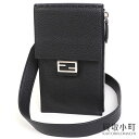 【美品】フェンディ【FENDI】 レザー フォンポーチ FF ブラック クロスボディ スリング ショルダーバッグ ポシェット 斜め掛け 7AS034 ADYW F0GXN PHONE POUCH FF 【Aランク】【中古】(4)