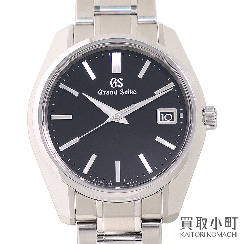 【最大1万円OFFクーポン! 5/20～】【美品】グランドセイコー【Grand Seiko】 9Fクォーツ ヘリテージコレクション メンズウォッチ ブラック ステンレス SSブレス ブラック 男性用腕時計 SBGV207 9F82-0AA0 HERITAGE COLLECTION 9F Q【中古】