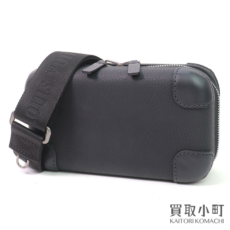 【美品】ルイヴィトン【LOUIS VUITTON】M20439 ホライゾンクラッチ トリヨン モノグラム ノワール ブラックレザー ボディバッグ ウエストバッグ 斜め掛け ウォレット クラッチ ポシェット LV HORIZON CLUTCH MONOGRAM 【Aランク】【中古】