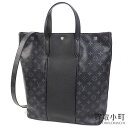 【美品】ルイヴィトン【LOUIS VUITTON】M30431 シティトート モノグラム エクリプス タイガラマ ノワール 2WAYショルダー トートバッグ 縦...