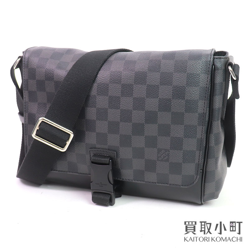 【美品】ルイヴィトン【LOUIS VUITTON】N41457 メッセンジャーPM ダミエグラフィット ショルダーバッグ クロスボディ メンズ 斜め掛け LV MESSENGER【Aランク】【中古】