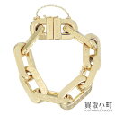 【最大3万円OFFクーポン!5/1〜】【美品】ルイヴィトン【LOUIS VUITTON】MP3009 ブラスレ LVエッジ モノグラム ゴールド チェーン レデ...