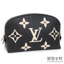 【美品】ルイヴィトン【LOUIS VUITTON】M59086 ポシェットコスメティック バイカラー モノグラムアンプラント ノワール 化粧ポーチ コスメポーチ...
