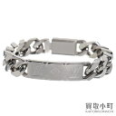 【最大3万円OFFクーポン!5/1〜】ルイヴィトン【LOUIS VUITTON】M62486 チェーンブレスレット モノグラム シルバー メタル メンズ LVシ...