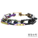 【最大3万円OFFクーポン!5/1〜】【美品】ルイヴィトン【LOUIS VUITTON】M68242 LV コリエ ブレスレット チェーン モノグラム カラーズ...