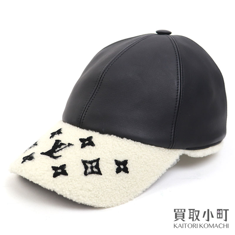【美品】ルイヴィトン【LOUIS VUITTON】M00493 キャップ シアリング Mサイズ モノ