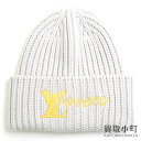 【未使用品】ルイヴィトン【LOUIS VUITTON】M7817A ビーニー LV バーズ ニットキャップ シグネチャー モチーフ グリクレール ニット帽 ウー...