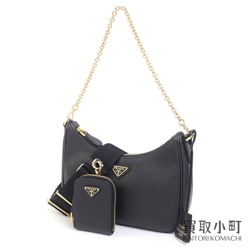 【Prada】美品・Edition 2005 サフィアーノ ショルダー 黒・中古 楽天市場】re 2005 プラダの通販