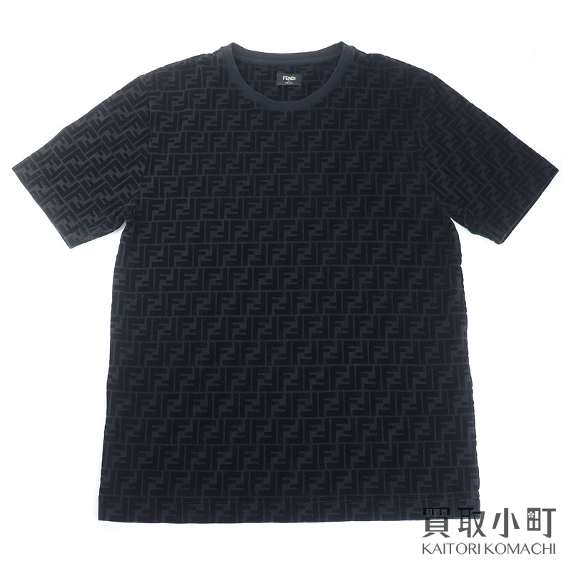 FENDI Tシャツ 半袖 メンズ FY0936 AR74 F0QA1 NERO 0629013-1.jpg