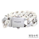 【最大3万円OFFクーポン!5/1〜】サンローラン【SAINT LAURENT PARIS】メタルカーブ チェーンブレスレット アクセサリー ファッションジュエ...