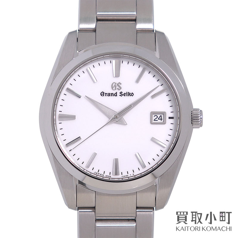【最大3万円OFFクーポン! 4/1〜】【美品】グランドセイコー【Grand Seiko】9Fクォーツ ヘリテージコレクション メンズウォッチ ホワイト ステンレス SSブレス デイト 男性用腕時計 SBGX259 9F62-0AB0 GS 9F QUARTZ HERITAGE COLLECT【中古】