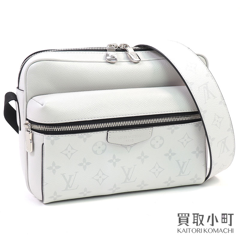 【美品】ルイヴィトン【LOUIS VUITTON】M30243 アウトドア メッセンジャーPM アンタークティカ タイガラマ モノグラム タイガ メンズ ショルダーバッグ 斜め掛け LV OUTDOOR MESSENGER PM MONOGRAM TAIGA ANTARCTICA【Aランク】【中古】