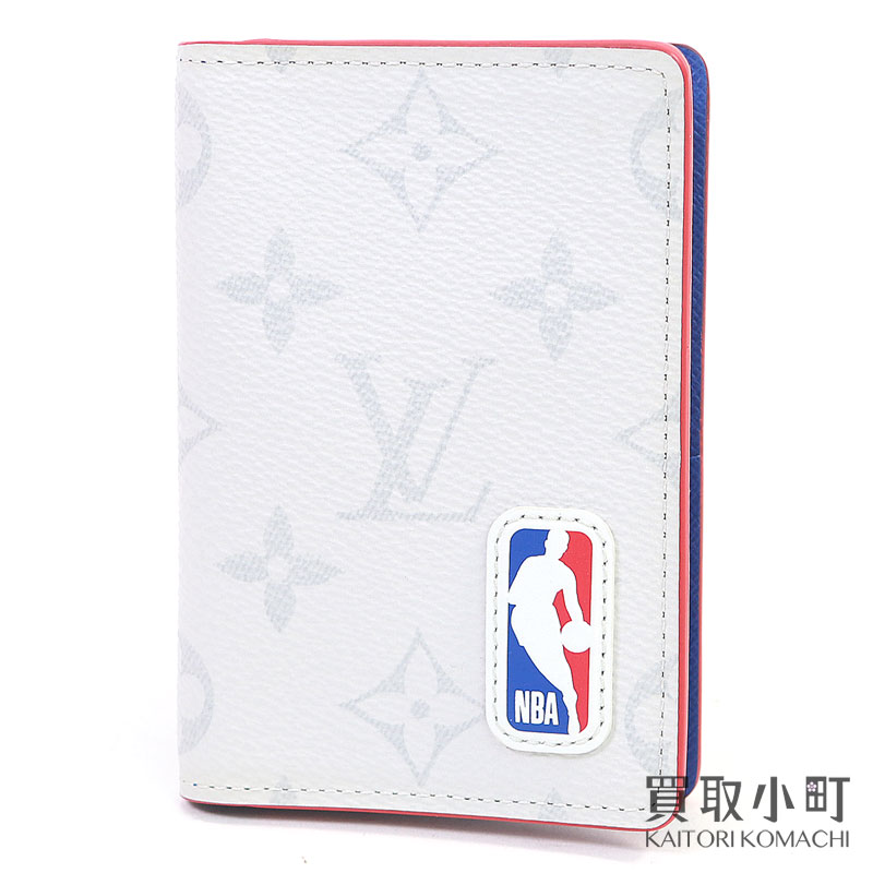 【未使用品】ルイヴィトン×NBA【LOUIS VUITTON×NBA】M80103 オーガナイザー ドゥ ポッシュ アンタークティカ モノグラム カードケース パスケース 名刺入れ 20AW LV POCKET ORGANISER【Sランク】【新品同様】【中古】