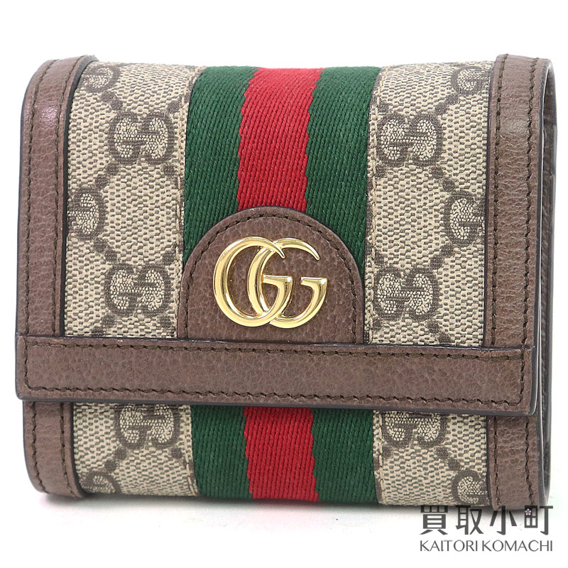 楽天市場】グッチ gg スプリーム（形状（財布）三つ折り財布）（財布