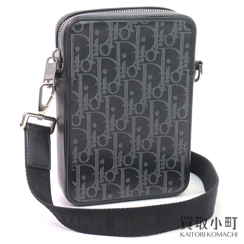 【最大3万円OFFクーポン! 9/1〜】【美品】ディオール【DIOR】ワールドツアー スモール メッセンジャー ポーチ オブリーク ギャラクシー ワールドツアー カーフスキン ショルダーバッグ 斜め掛け フォンポーチ 2ESBC265CLP H22Q CD 【中古】