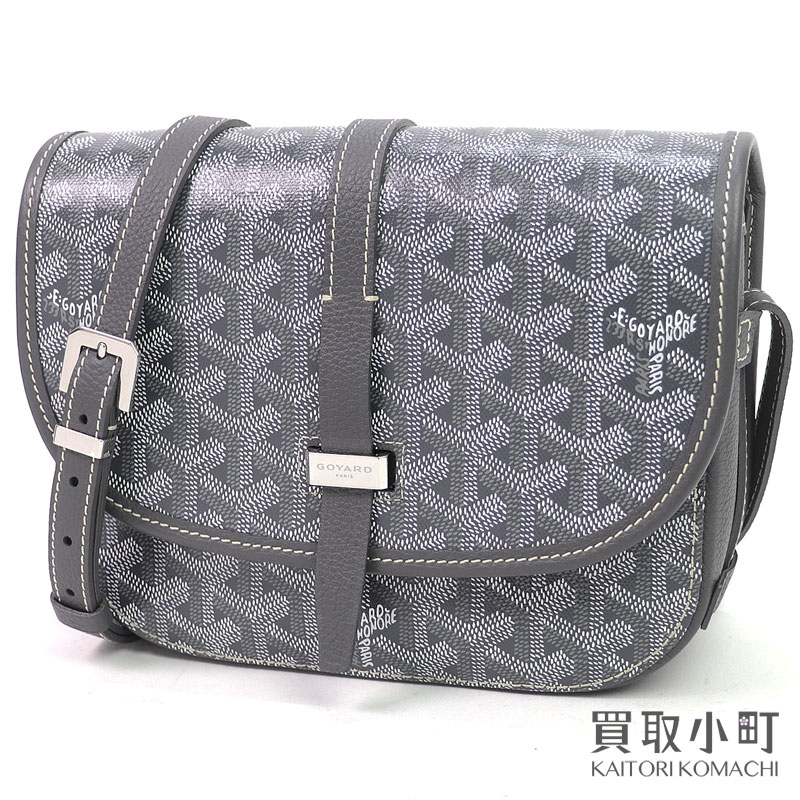 GOYARD - 【最大1万円OFFクーポン! 4/20〜】【美品】ゴヤール【GOYARD】ベルヴェデーレPM バッグ グレー スモールモデル トワルゴヤール PVCコーティングキャンバス メッセンジャー ショルダー クロスボディバッグ BELVE3PMLTY51CG51P SAC B【中古】