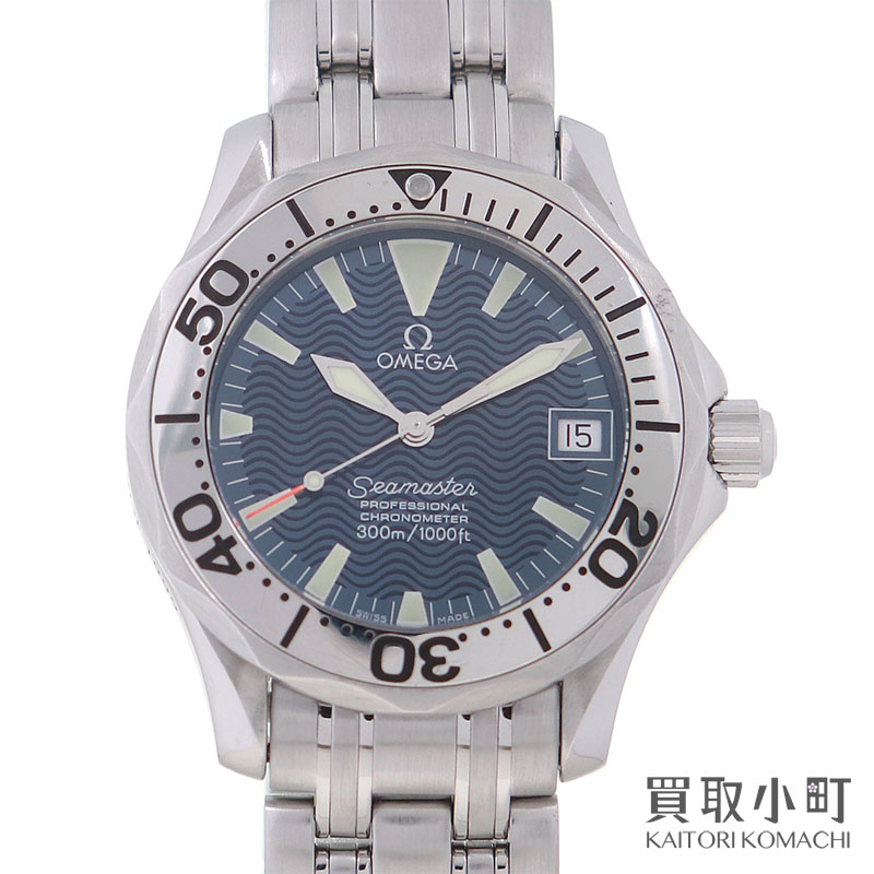 Sea Master - オメガ【OMEGA】2554.80.00 シーマスター300 ジャックマイヨール1999 34.8mm ダイバー クロノメーター オートマティック ブルー SSブレス 男性用腕時計 限定モデル 2554-80 SEAMASTER 300 DIVER CHRONOMETER WATCH 【ABランク】【中古】
